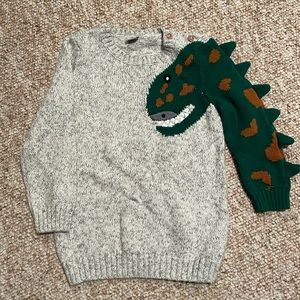 Dino sleeve sweater